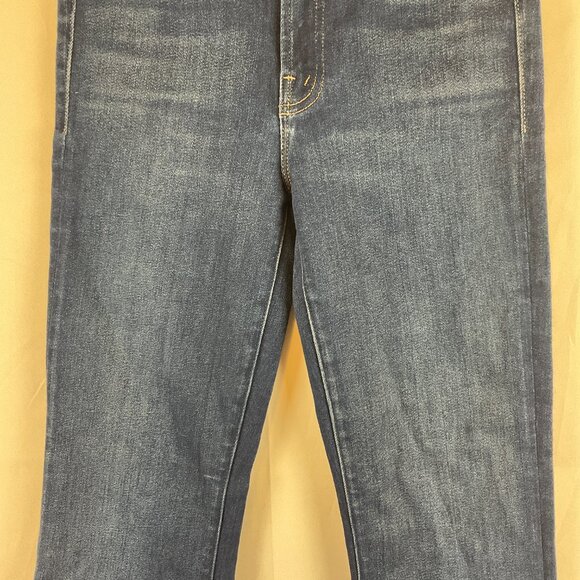 Mother The Hustler Ankle Fray Jeans 25 Blue Home Movies - Picture 3 of 12